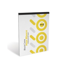 Block Tamaño Carta con 80 Hojas Blanco Rayter