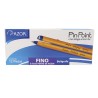 Bolígrafo Punto Fino Stick Azul Caja con 12 Piezas Pin Point