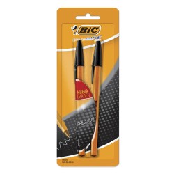Bolígrafo Punto Fino Stick Negro Blíster con 2 Piezas Bic Precisión