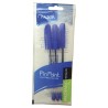 Bolígrafo Punto Mediano Stick Azul Bolsa con 3 Piezas Pin Point