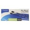 Bolígrafo Punto Mediano Stick Negro Caja con 12 Piezas Pin Point