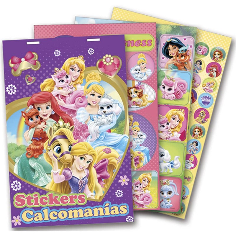 Calcomanía (Sticker) Block con 6 Hojas Princesa Granmark