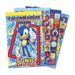 Calcomania (Sticker) Block con 6 Hojas Sonic Granmark