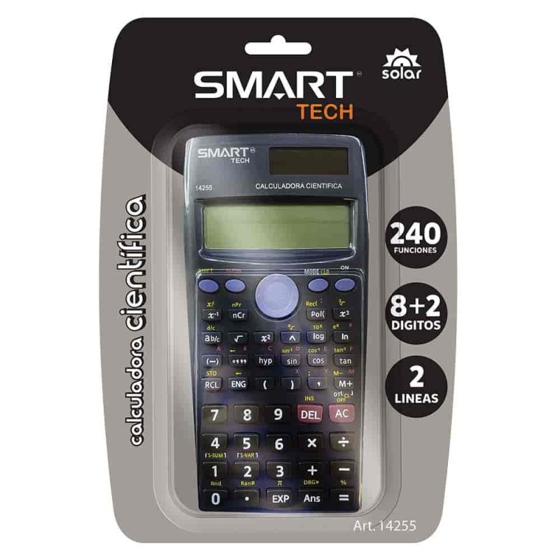 Calculadora Científica de 10 Dígitos con 240 Funciones Smartech