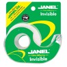 Cinta Adhesiva Invisible de .18 x 20 m con Despachador Janel