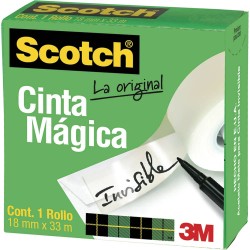 Cinta Adhesiva Mágica 810 de .18 x 33 m Scotch