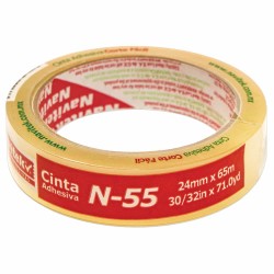 Cinta Adhesiva Transparente N-55 de 24 mm x 65 m Navitek 8055120330