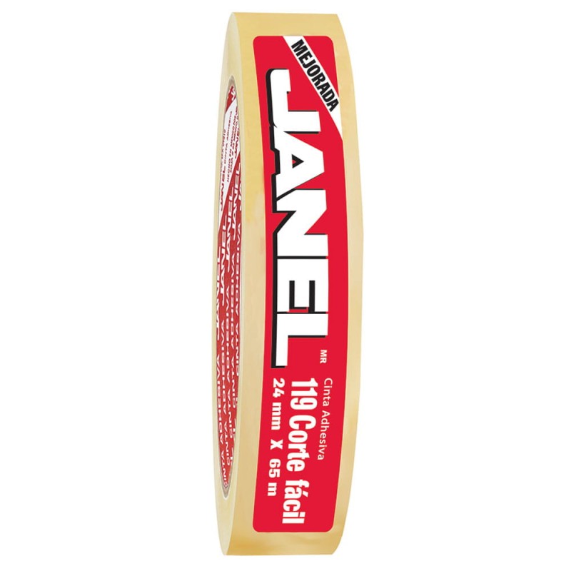 Cinta Adhesiva Transparente T119 de .24 x 65 m Janel