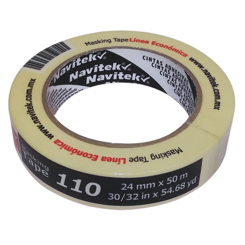 Cinta Masking Tape 110 de 24 mm x 50 mts Navitek 811024050