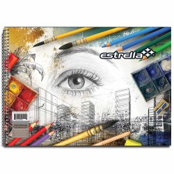 Cuaderno Aguilucho Espiral de 50 Hojas para Dibujo Estrella 629