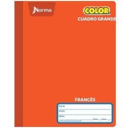 Cuaderno Cosido de 100 Hojas Francés Cuadro Grande Norma 360