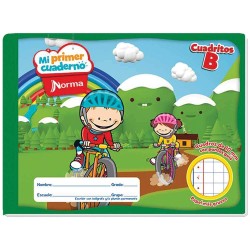 Cuaderno Cosido de 72 Hojas Italiano Cuadrito (B) Mi Primer Cuaderno