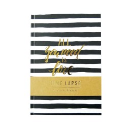 Cuaderno Cosido de 80 Hojas Francés de Raya Gold Smart Fashion
