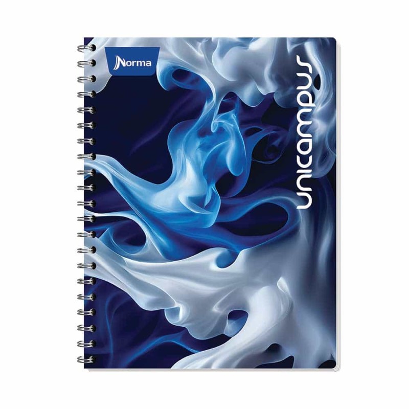 Cuaderno Espiral con 100 Hojas Profesional Cuadro Grande Unicampus Norma 588634