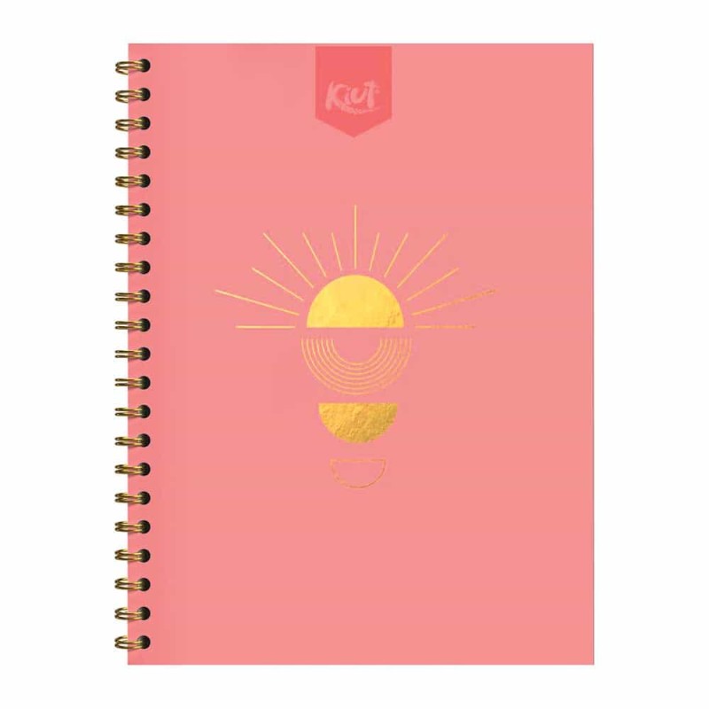 Cuaderno Espiral con 160 Hojas Profesional Cuadro Chico Pasta Dura de Piel Kiut Norma 589176