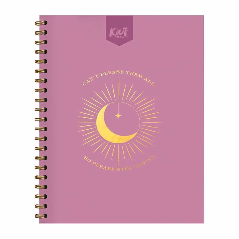 Cuaderno Espiral con 160 Hojas Profesional Cuadro Grande Pasta Dura de Piel Kiut Norma 589175