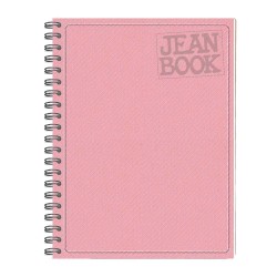 Cuaderno Espiral con 160 Hojas Profesional Raya Pasta Dura de Tela Jeanbook Norma 588638