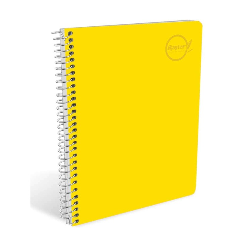 Cuaderno Espiral de 100 Hojas Francés Blanco Rayter