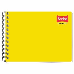 Cuaderno Espiral de 100 Hojas Italiano Blanco Scribe