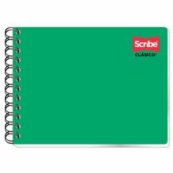 Cuaderno Espiral de 100 Hojas Italiano Cuadro Chico Scribe