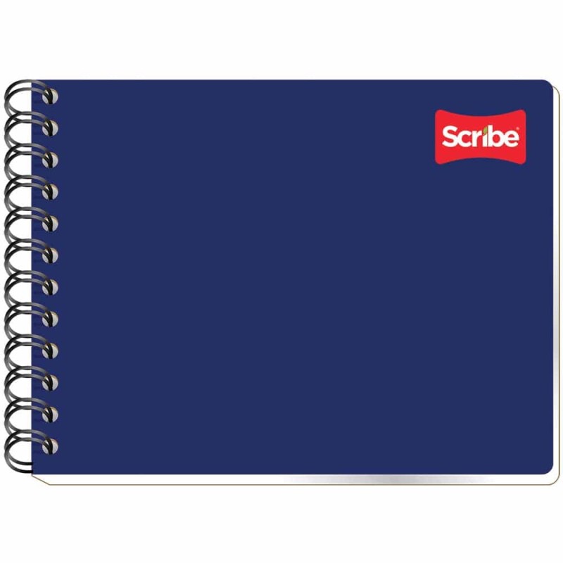 Cuaderno Espiral de 100 Hojas Italiano Doble Raya Scribe