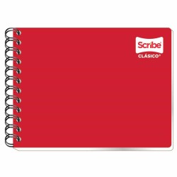 Cuaderno Espiral de 100 Hojas Italiano Raya Scribe