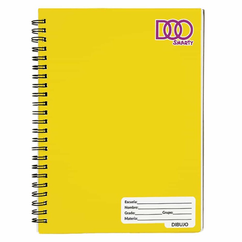 Cuaderno Espiral de 100 Hojas Profesional Blanco Colores Swing Doo