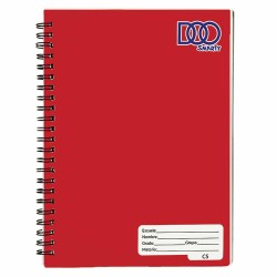 Cuaderno Espiral de 100 Hojas Profesional de Cuadro Chico Colores Swing Doo