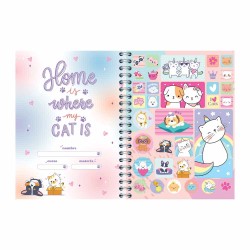 Cuaderno Espiral de 100 Hojas Profesional de Cuadro Chico Dogs