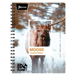 Cuaderno Espiral de 100 Hojas Profesional de Cuadro Chico Ecoplanet Norma 580747