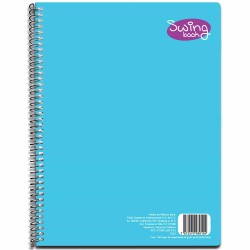 Cuaderno Espiral de 100 Hojas Profesional de Cuadro Chico Swing Color