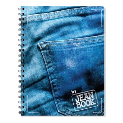 Cuaderno Espiral de 100 Hojas Profesional de Cuadro Grande Jean Book Norma 583410