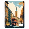 Cuaderno Espiral de 100 Hojas Profesional de Cuadro Grande Swing Mix
