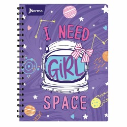 Cuaderno Espiral de 100 Hojas Profesional de Raya Norma Basic