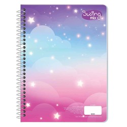 Cuaderno Espiral de 100 Hojas Profesional de Raya Swing Mix