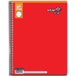 Cuaderno Espiral de 100 Hojas Profesional Doble Raya Colors Star Kid 0673