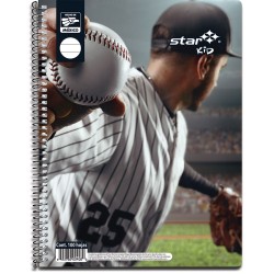 Cuaderno Espiral de 100 Hojas Profesional Raya Mix Star Kid 0458