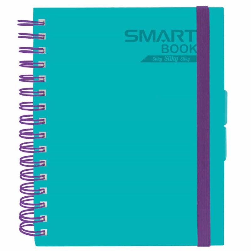 Cuaderno Espiral de 150 Hojas Collage de Cuadro Chico Pasta Dura Silky