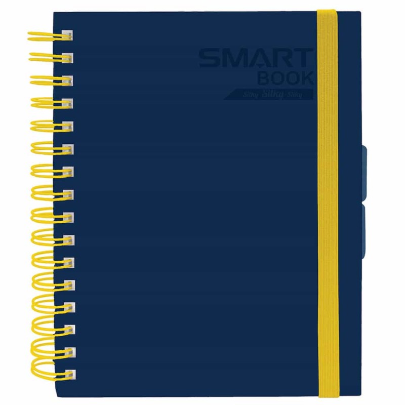 Cuaderno Espiral de 150 Hojas Francés de Cuadro Grande Pasta Dura Silky
