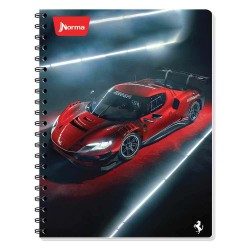 Cuaderno Espiral de 200 Hojas Profesional de Raya Ferrari