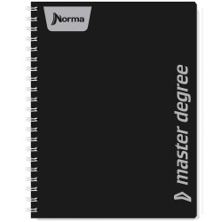Cuaderno Espiral de 200 Hojas Profesional de Raya Master Degree Norma