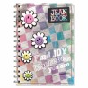Cuaderno Espiral de 200 Hojas Profesional de Raya Moda Jean Book