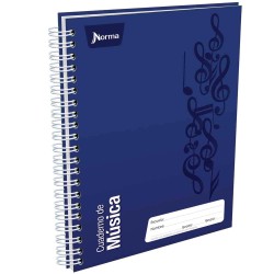 Cuaderno Espiral de 80 Hojas Profesional Pautado