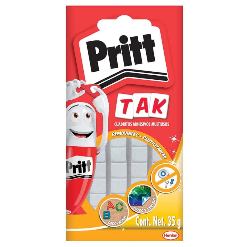Cuadros Adhesivos Multiusos con 35 gramos Pritt Tak 1918619