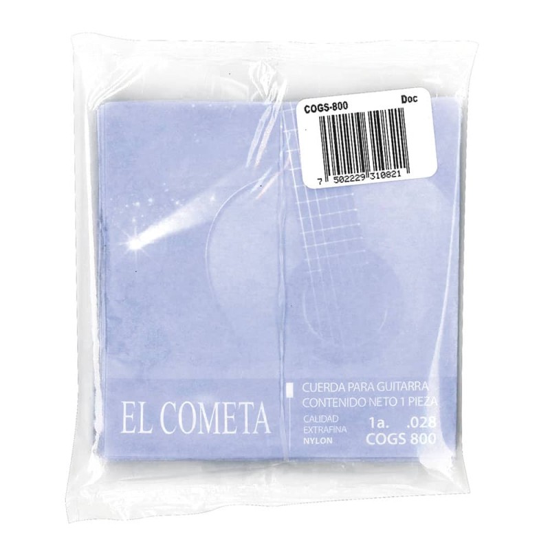Cuerda para Guitarra con Borla Lisa Nylon 1A con 12 Piezas Cometa