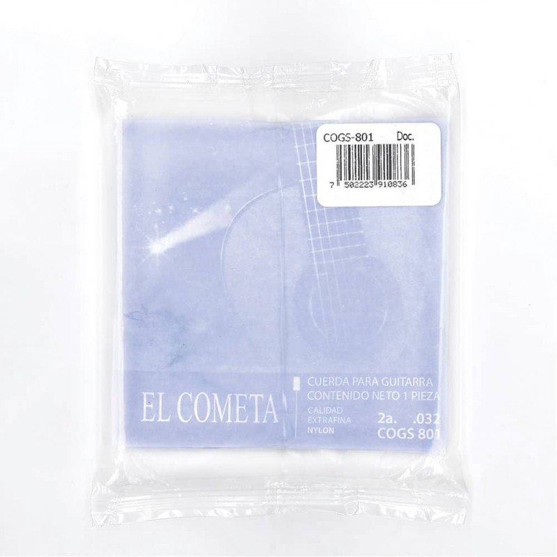 Cuerda para Guitarra con Borla Lisa Nylon 2A con 12 Piezas Cometa