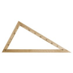 Escuadra de Madera para Pizarrón de 36 x 60 x 90 cm