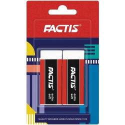 GOMA DE BORRAR ES 20 CAJA CON PIEZAS FACTIS BPF10062