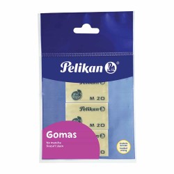 Goma de Borrar Migajón Grande M 20 Bolsa con 3 Piezas Pelikan