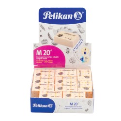 Goma de Borrar Migajón Grande M 20 Caja con 20 Piezas Pelikan